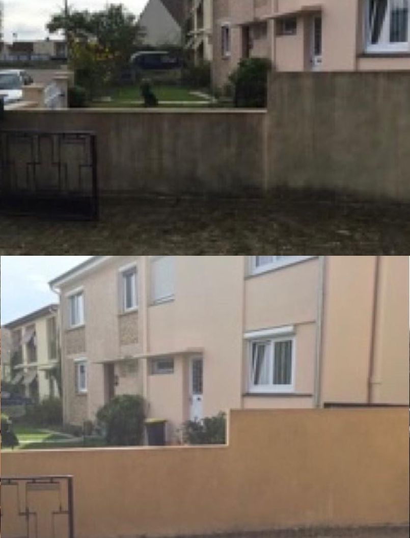 Nettoyage façade démoussage extérieur Oise